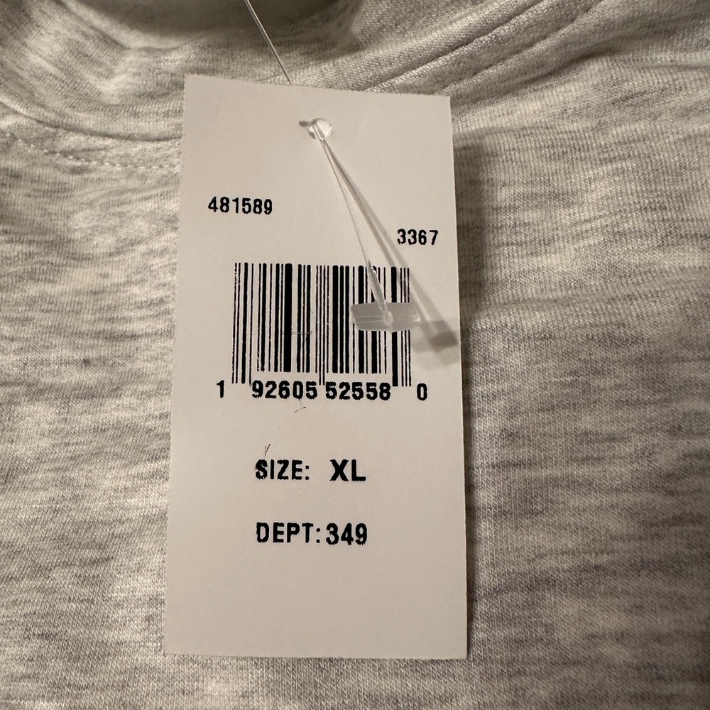 Lou & Grey Signature Plush Gray Long Sleeve Sweatshirt - NWT - Size XL - Picture 6 of 9